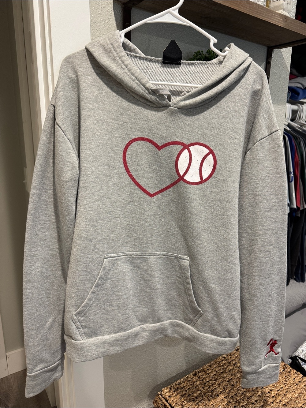 Baseballism Women’s Grey Sweatshirt Size XXL